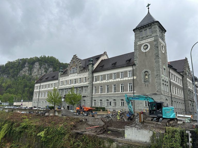 Montfortbrücke Neu, Baustand 04/2025