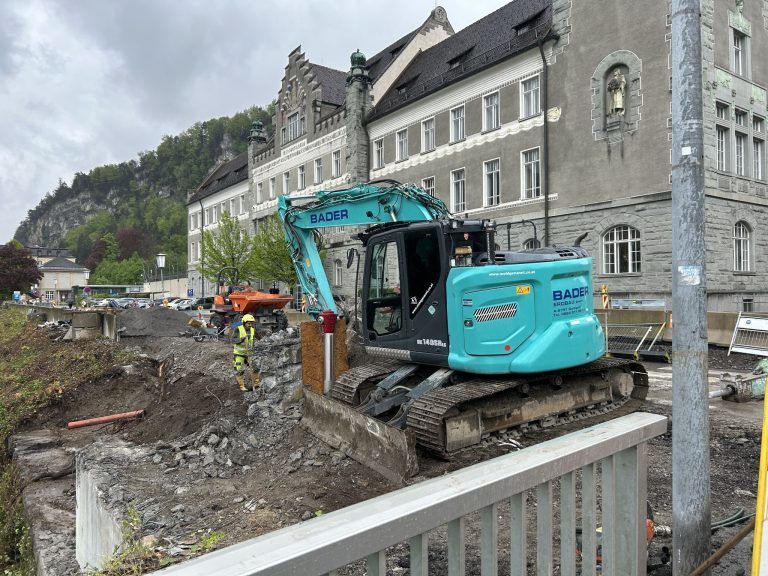 Montfortbrücke Neu, Baustand 04/2025