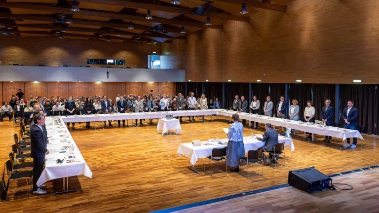 Konstituierende Sitzung der Gemeindevertretung in Wolfurt.