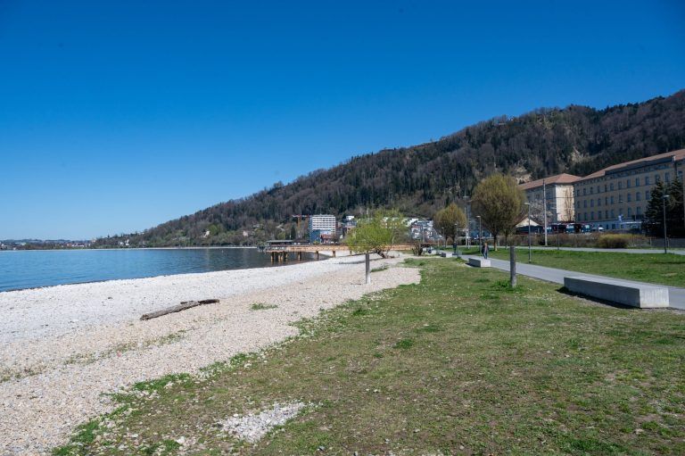 Niedriger Bodenseepegel