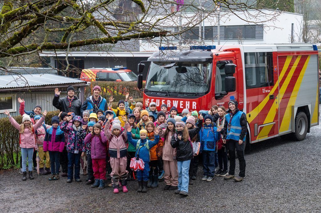 Blaulichttag begeistert Rankweiler Pfadis