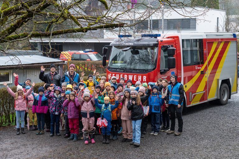 Alle Fotos: Privat: Feuerwehreinsatz im Rankweiler Pfadiheim.