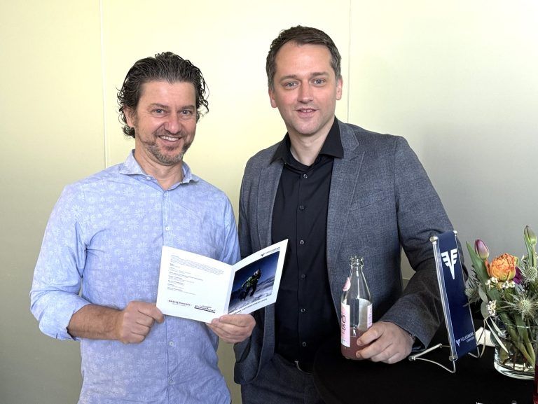 Mut zu neuen Wegen: Patrick Ogris und Christoph Grass (Jäger Bau).