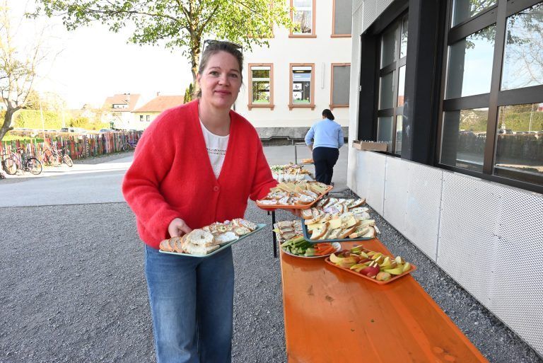 Gesunde Jause stärkt Schulgemeinschaft: Dunja Härle legt großen Stellenwert auf eine gesunde Jause.