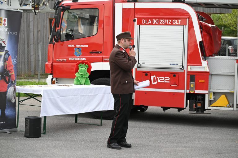 Feuerwehrnachwuchs überzeugt beim Wissenstest: Bezirksfeuerwehrjugendreferent Marcel Fitz war stolz auf die Leistungen der Jugendlichen.