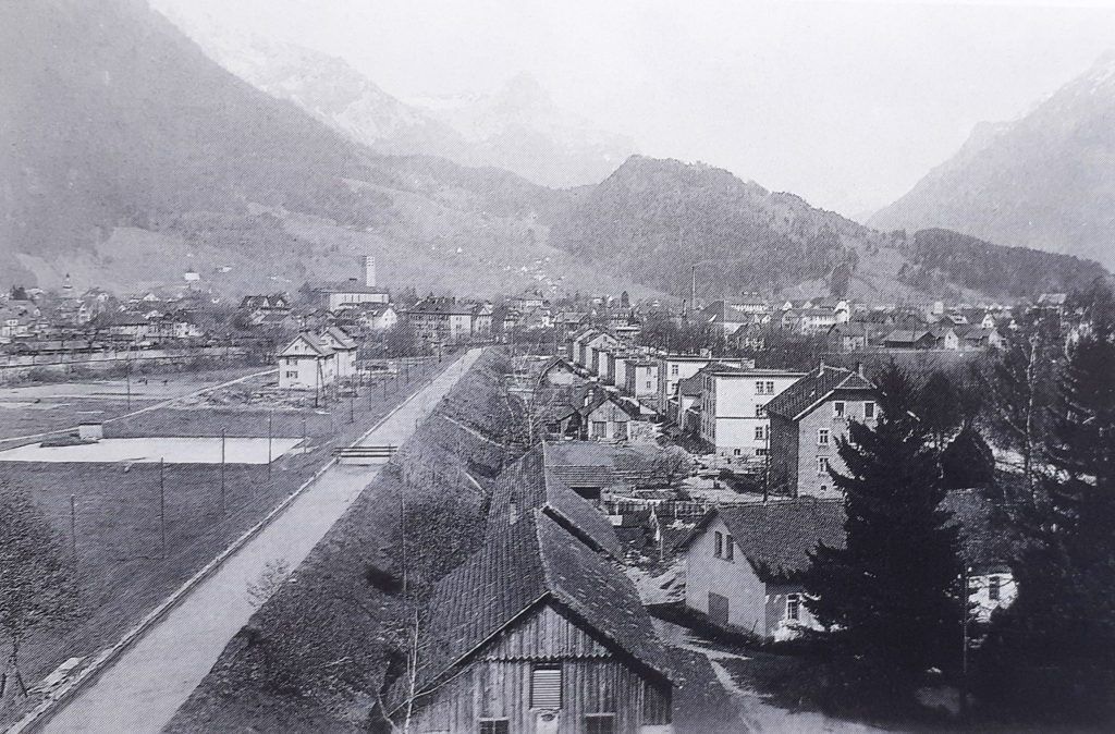 Historische Wassernutzung für die Textilindustrie in Bürs