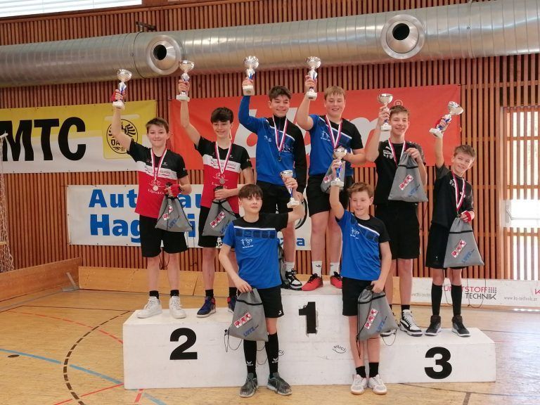 Dornbirns Radball-Nachwuchs glänzt in Höchst: Der RV Dornbirn hatte in allen Altersklassen Grund zum Jubeln.