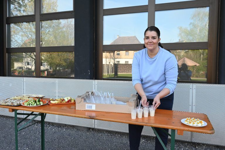 Gesunde Jause stärkt Schulgemeinschaft: Melanie Greif vom Elternverein ist für die gesunde Jause zuständig.
