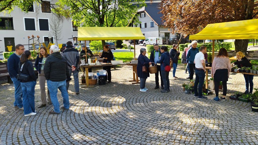 Gut gepflegte Pflanzen in neuer Obhut
