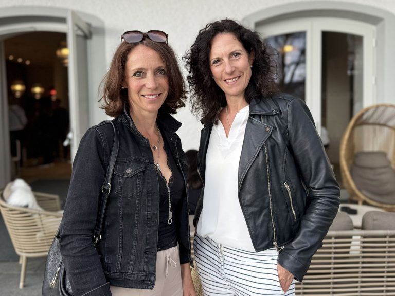Genussvoller Abend am Bodensee: Silke Scholz und Friederike Großer kamen nach Lochau.