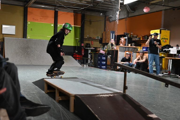 Skate-Contest begeistert Lustenau: Fabian Rechsteiner (12) aus St. Gallen begeisterte mit seinem Können.