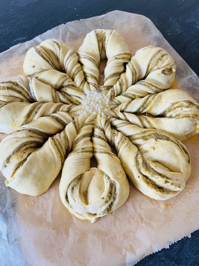 Backrezept Pistazienblume