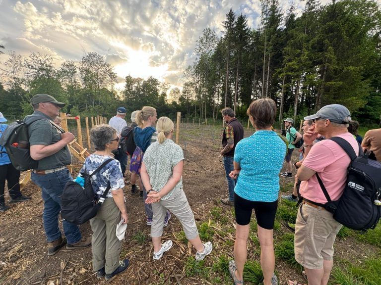 Natur erleben: Biotopexkursion in Sulz: Wichtige Tipps und Informationen erhielten die Gäste.