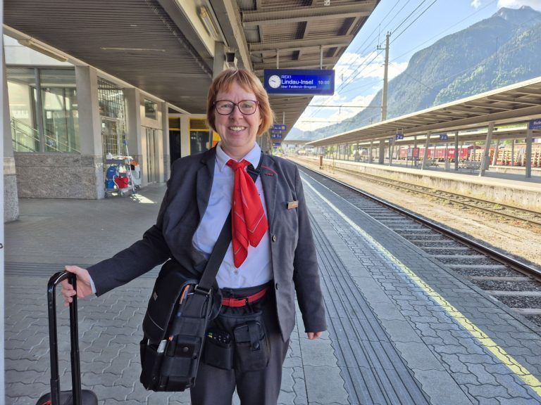 Gerda Rauch, Zugführerin, ÖBB