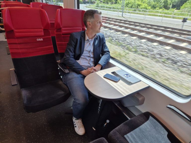 Gerda Rauch, Zugführerin, ÖBB