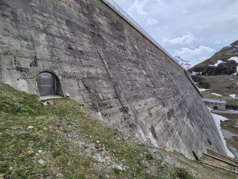 Stauseewärter Christian Salcher und Patrick Märk, Silvretta-Stausee