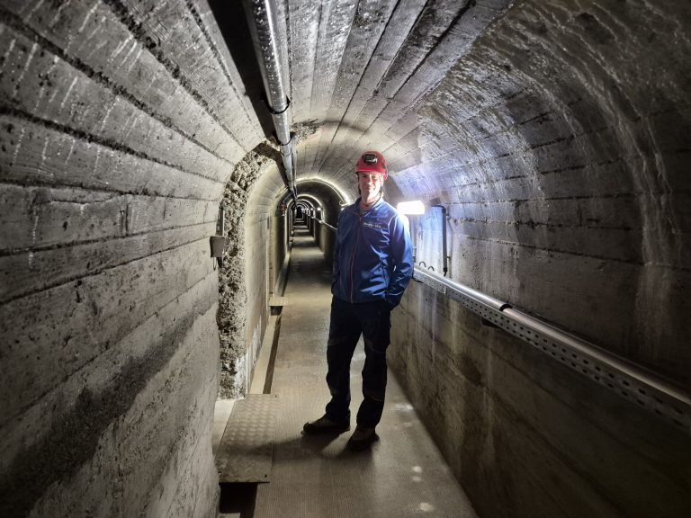 Stauseewärter Christian Salcher und Patrick Märk, Silvretta-Stausee