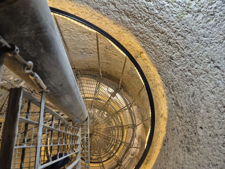 Stauseewärter Christian Salcher und Patrick Märk, Silvretta-Stausee