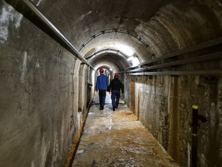 Stauseewärter Christian Salcher und Patrick Märk, Silvretta-Stausee