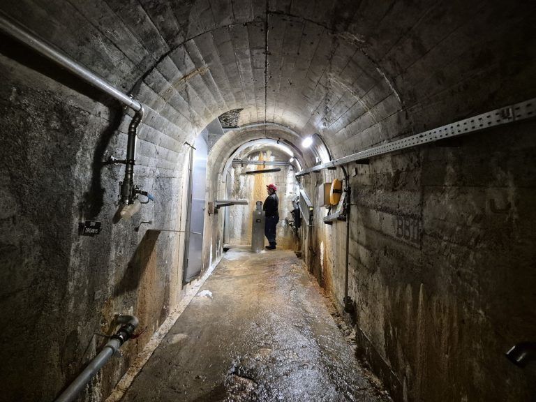 Stauseewärter Christian Salcher und Patrick Märk, Silvretta-Stausee