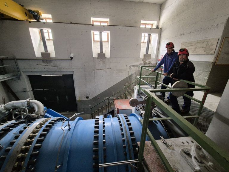 Stauseewärter Christian Salcher und Patrick Märk, Silvretta-Stausee