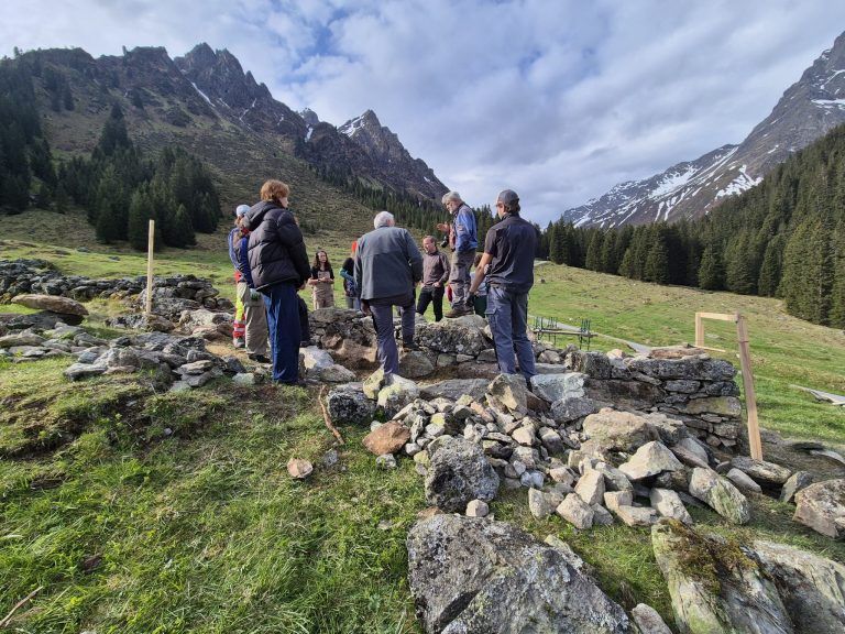 Trockensteinmauer Vergalden, Via Valtellina, BOKU Wien, Alpe Valzifenz