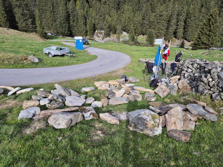 Trockensteinmauer Vergalden, Via Valtellina, BOKU Wien, Alpe Valzifenz