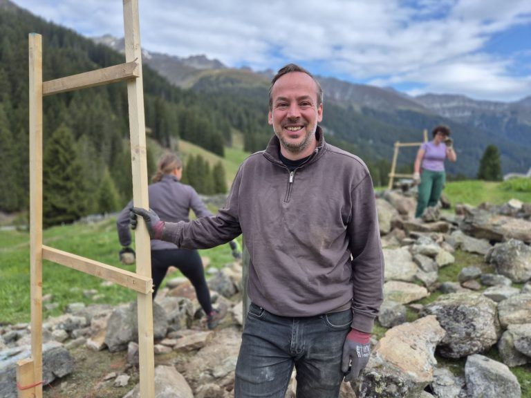 Trockensteinmauer Vergalden, Via Valtellina, BOKU Wien, Alpe Valzifenz