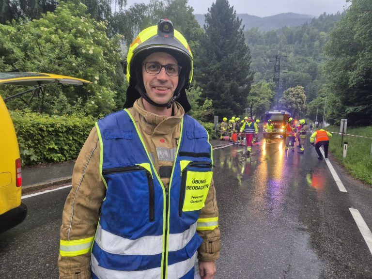 Großübung, Einsatzkräfte, Kaltenbrunnen, Gantschier, Feuerwehr, Rotes Kreuz, MBS