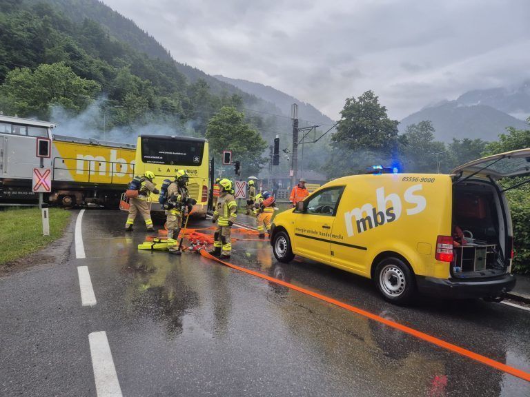 Großübung, Einsatzkräfte, Kaltenbrunnen, Gantschier, Feuerwehr, Rotes Kreuz, MBS