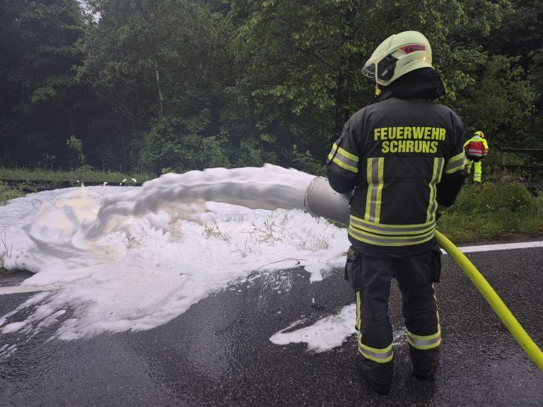 Großübung, Einsatzkräfte, Kaltenbrunnen, Gantschier, Feuerwehr, Rotes Kreuz, MBS