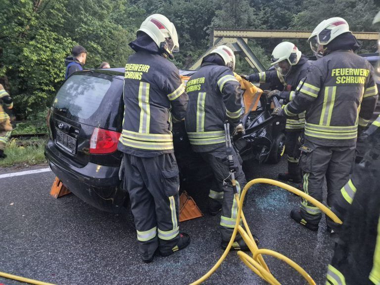 Großübung, Einsatzkräfte, Kaltenbrunnen, Gantschier, Feuerwehr, Rotes Kreuz, MBS