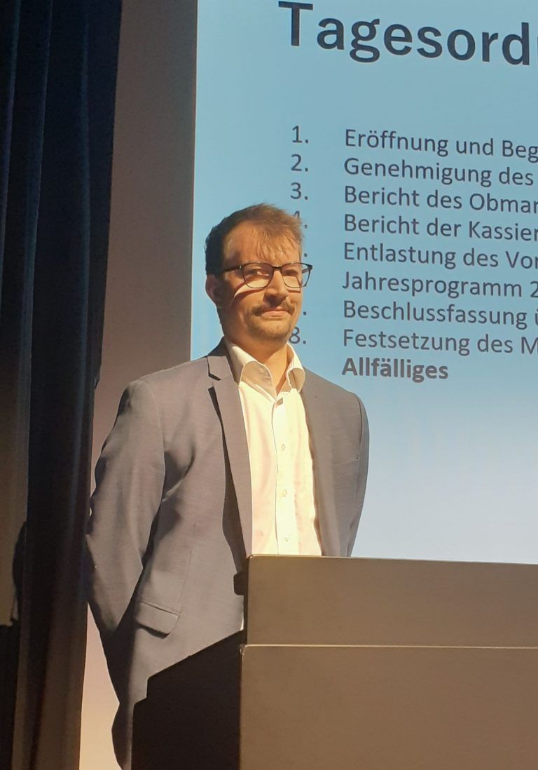 Historiker hielten Rückschau auf 2024: Obmann Stefan Stachniß bei seinem Bericht