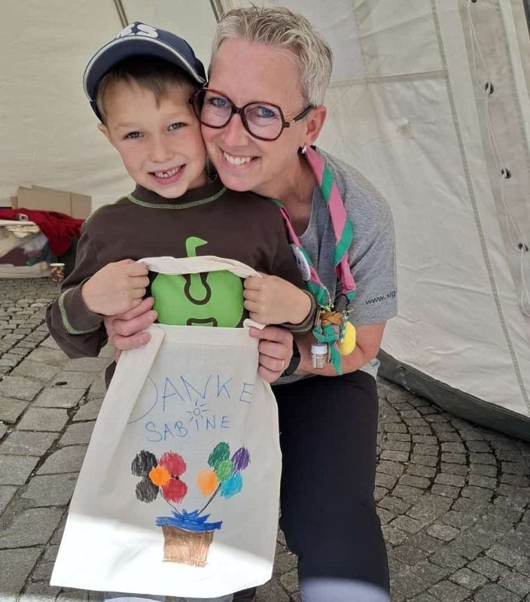 Frühstück in der Jurte