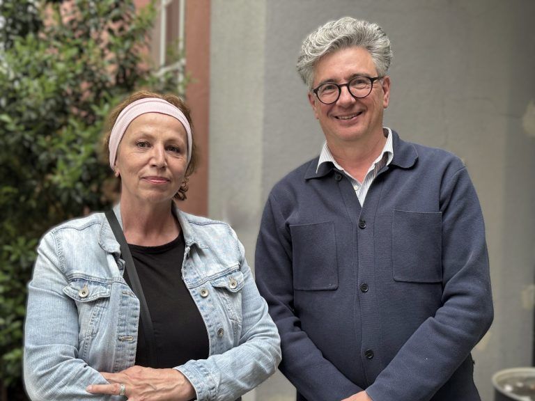 Literarisches Ereignis : Evi Rüscher und Jürgen Thaler (Felder Archiv).