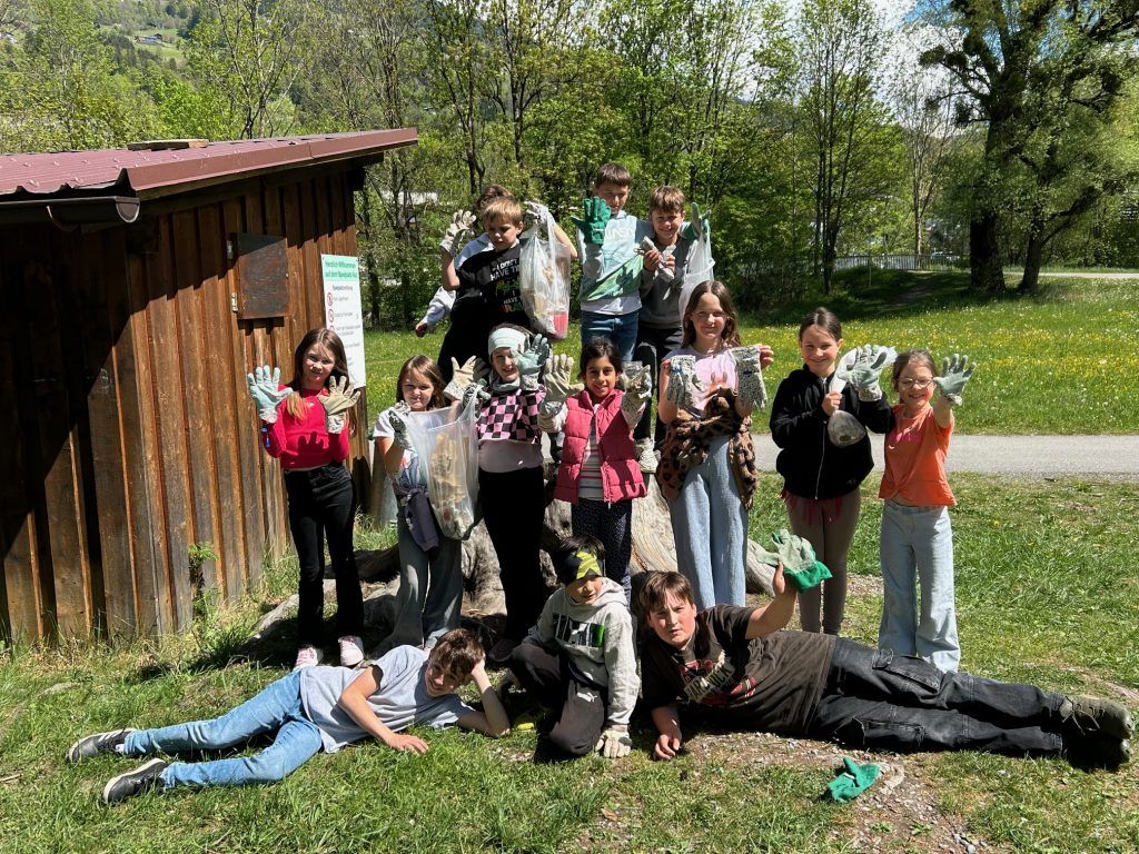 Tschaggunser Schüler räumten auf