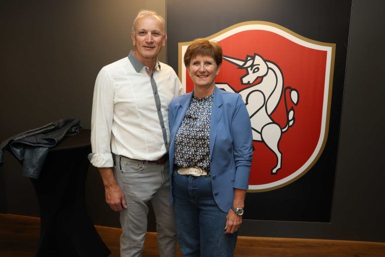 Zwei "Löschmittel" auf einem Nenner: Raimund Tichy und Sabine Tichy-Treimel.