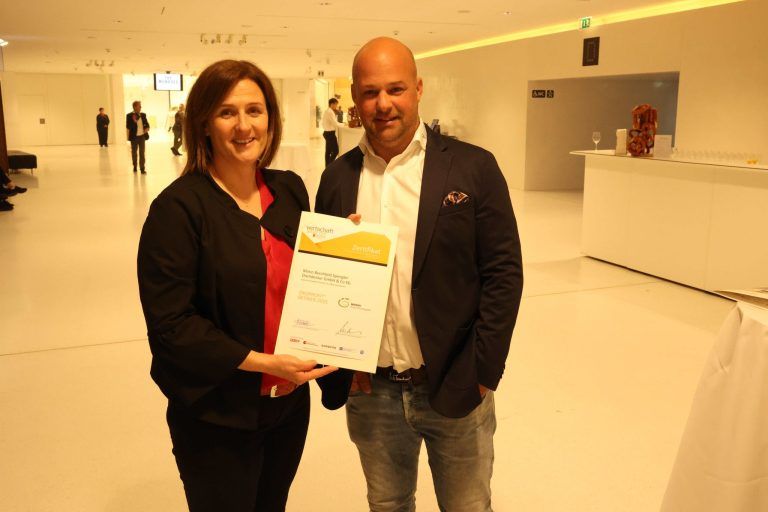 Ökoprofit-Programm: Neues und Jubiläen: Elke und Mario Berchtold (Spengler, Dackdecker).