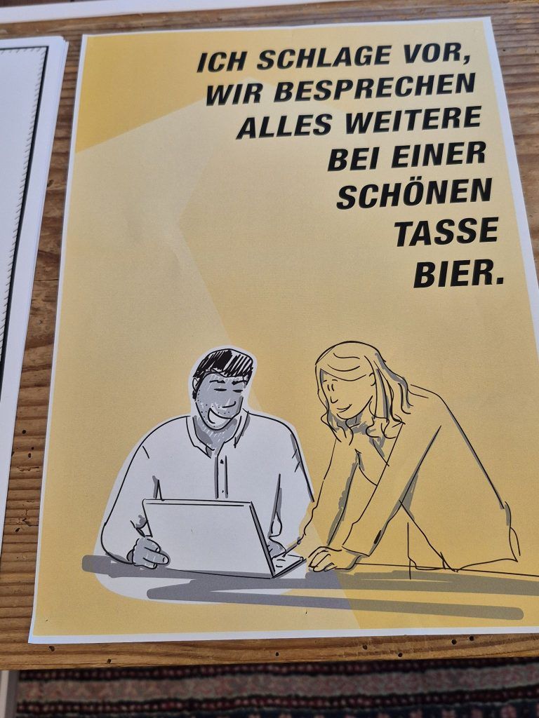 Klardenker in Worten und Bildern: Ideen mit Humor gewürzt umsetzen – das ist genau das Ding von Richard Steiner.