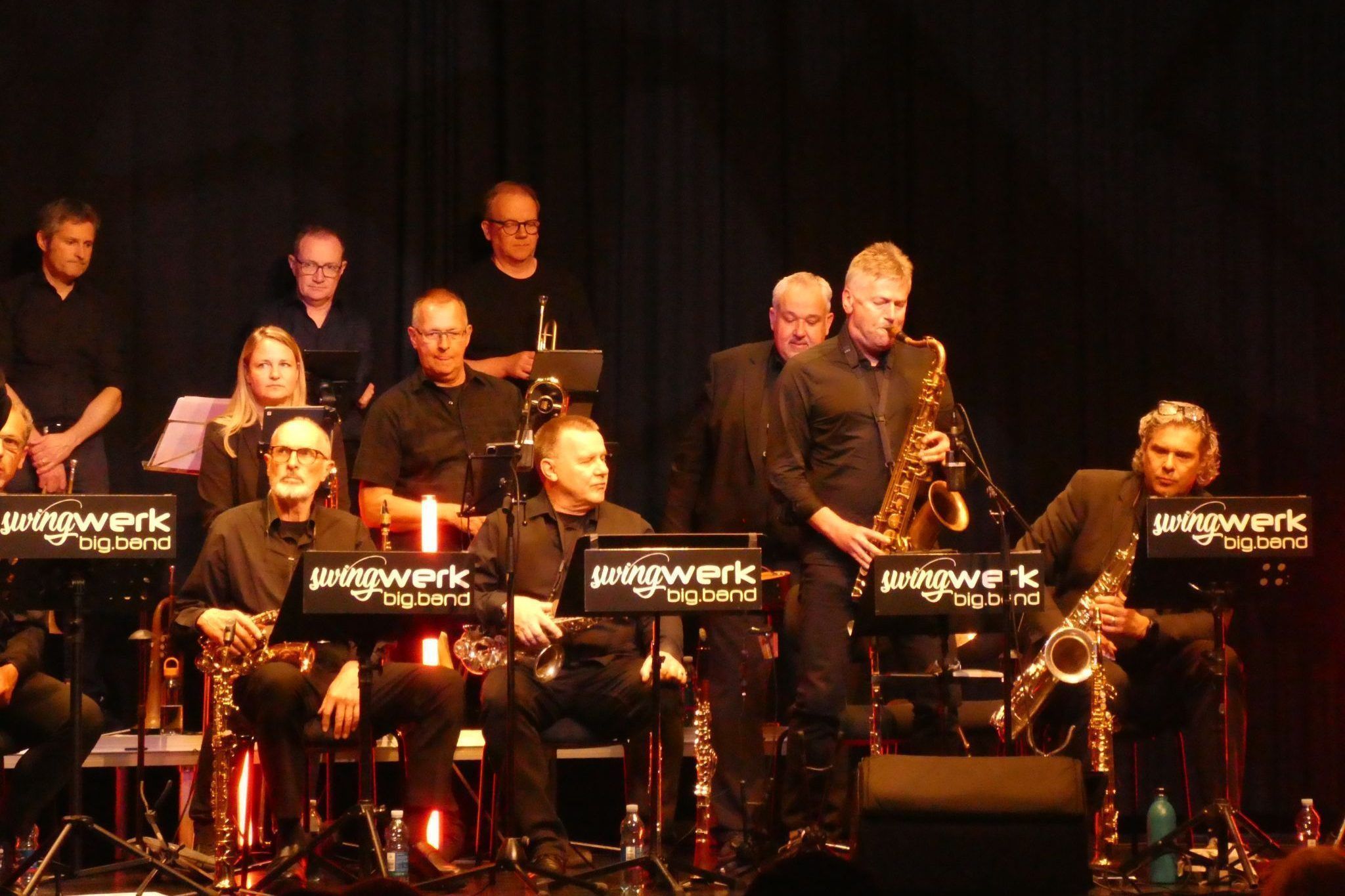 Swingwerk begeistert mit Zischg: Getreu dem Motto "gewohnt ungewohnt" verbindet die Big Band ihre Stilrichtung mit anderen musikalischen Genres. (Siena und Elea Wagner)