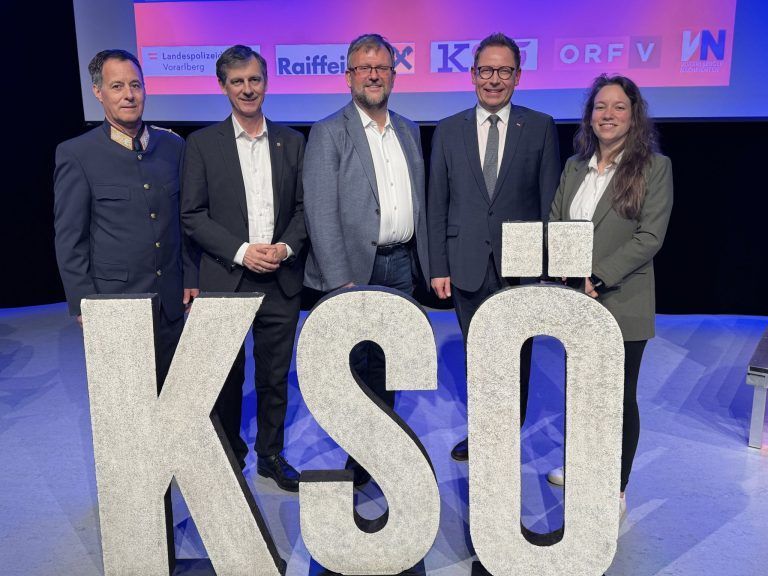 Zivilcourage im Fokus: Gerhard Ellensohn, Michael Alge, Alexander Janda, Markus Klement und Isabel Russ.