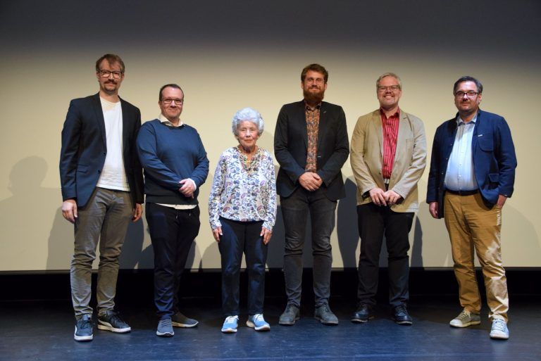 Die Protagonisten des Abends (v.l.): Stefan Stachniß, Severin Holzknecht, Agnes Hirschi, Raphael Einetter, Andreas Brugger, Christof Thöny