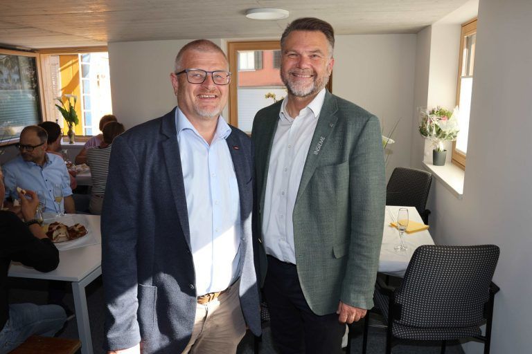 Hofsteigkarte auf Wachstumskurs: Markus Böhler (Raiba am Hofsteig) und Küchenlieferant Jürgen Pinkelnig ("Insieme").