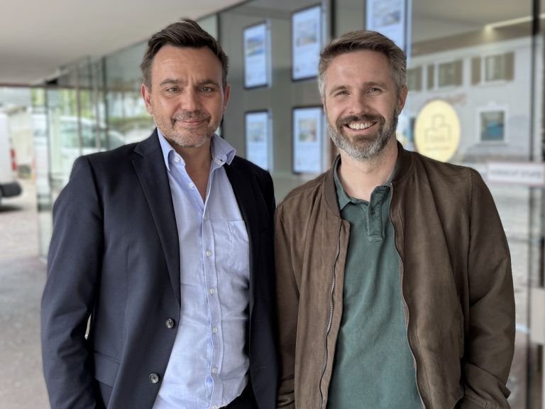 Eröffnung mit Stil: Rechtsanwälte Manfred Keller und Oliver Diez.