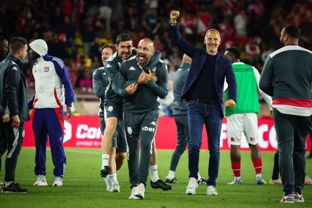 So feierte Hütter mit AS Monaco