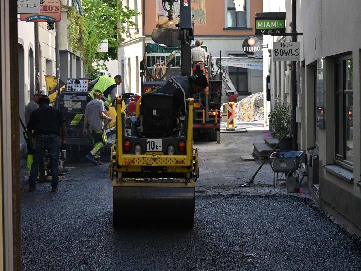 Asphaltierarbeiten Gymnasiumgasse