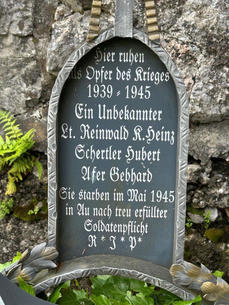Au Friedhof Grab SS letzte Gefecht hingerichtet 2. Weltkrieg