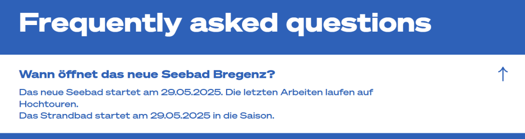 Seebad Bregenz – Warum der Öffnungstermin verschoben wird