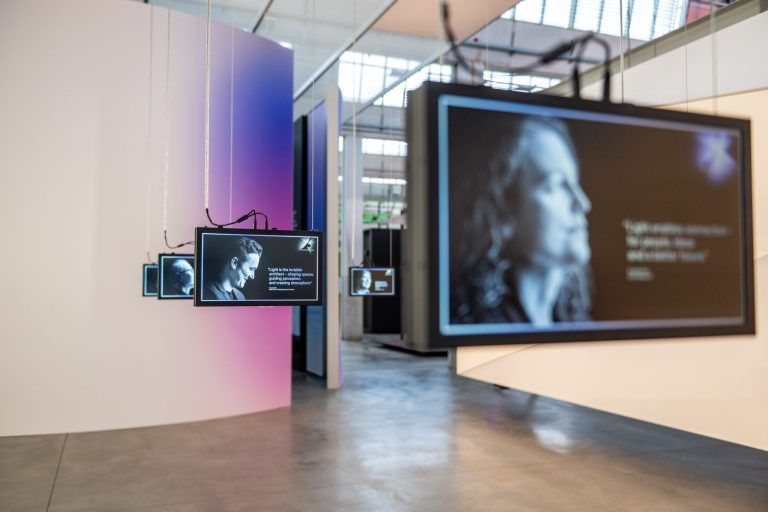 Zumtobel Lichtforum, 75 Jahre Jubiläum, neue Installation