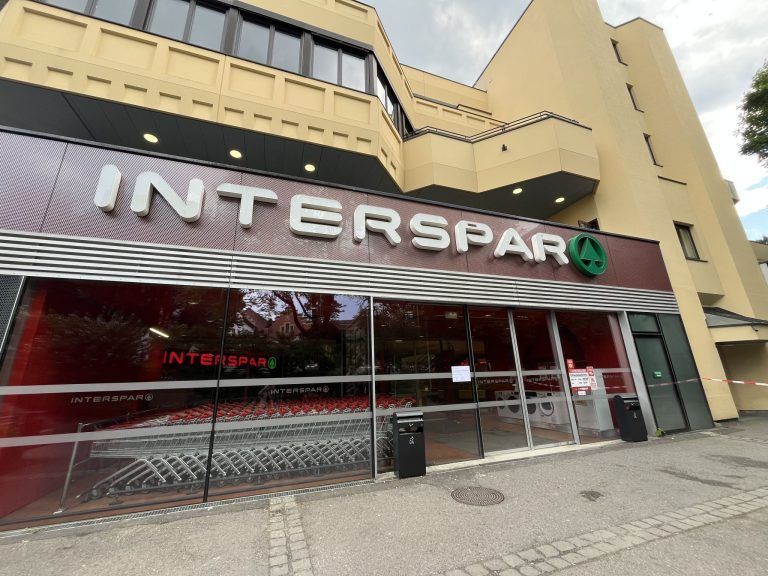 Wasserschaden Interspar-Hypermarkt Feldkirch